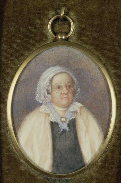 Oval Portrait of Mrs Mary Reibey by Australian School